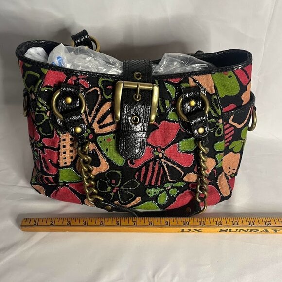 Beautiful ISABELLA FIORE beaded tapestry shoulder bag - Picture 10 of 11